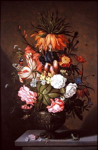 Nature morte de fleurs assorties, 1634 - Ambrosius the Younger Bosschaert