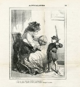 Illustration de Cham (1819-1879) dans Le Charivari