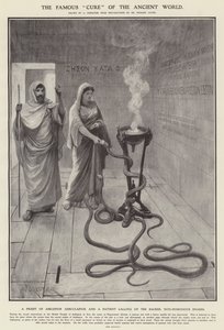 La célèbre "cure" du monde antique (litho)