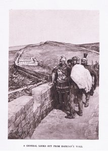 Un général regarde par-dessus le mur d