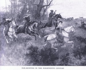 Chasse au renard au XIVe siècle, de l