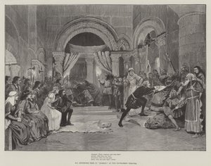 M. Beerbohm Tree dans Hamlet, au Théâtre Haymarket - Amedee Forestier