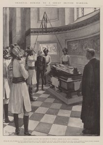 Hommage oriental à un grand guerrier britannique