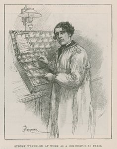 Sir Sydney Waterlow, travaillant comme compositeur à Paris