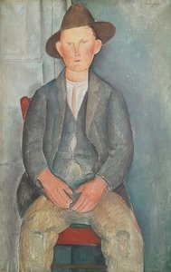 Le petit paysan. Vers 1918 - Amedeo Modigliani