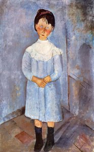 Fille en Bleu, 1918