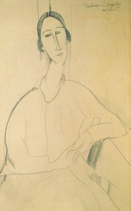 Hanka Zborowska, c.1917 - Amedeo Modigliani