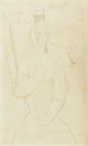 Arlequin, vers 1915 - Amedeo Modigliani