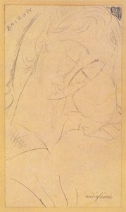Tête - Bairon - Amedeo Modigliani