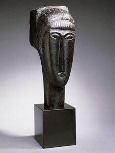 Tête de femme à la frange, 1912 - Amedeo Modigliani