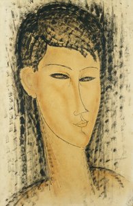 Tête de Jeune Femme, 1914 - Amedeo Modigliani
