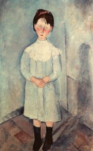 La petite fille en bleu