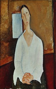 Madame Zborowska aux mains jointes, c.1917