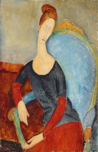 Mme Hébuterne dans une chaise bleue, 1918