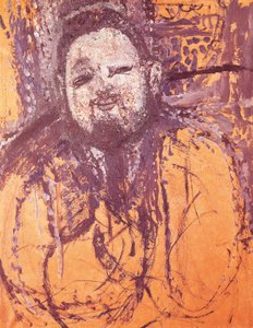 Portrait de Diego Rivera, par Amedeo Modigliani, huile et tempera sur toile