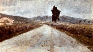 La Route Toscane - Amedeo Modigliani