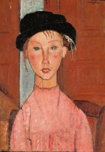 Jeune fille en béret, 1918 - Amedeo Modigliani