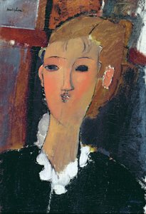 Jeune femme avec une petite fraise