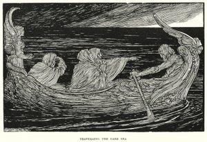 Traversant la mer sombre (gravure)