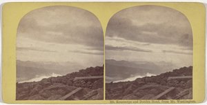 Mont Kearsarge et Double Head, depuis le Mont Washington - American 19th Century