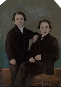 Portrait de deux garçons