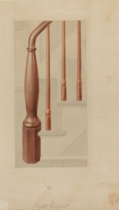 Poteau de rampe