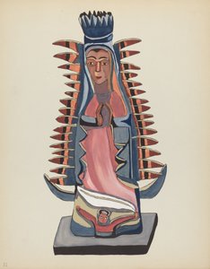 Planche 31 : Notre-Dame de Guadalupe : Du portfolio "Dessins coloniaux espagnols du Nouveau-Mexique" - American 20th Century