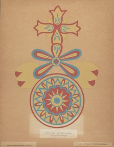 Conception de la porte de la mission de Santa Barbara du portfolio "Art décoratif de la Californie espagnole"
