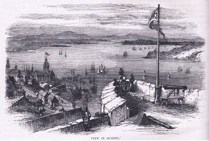 Vue de Québec, illustration de l