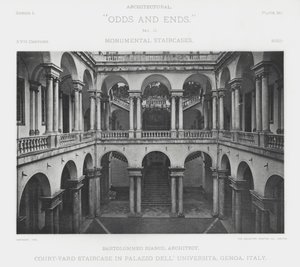 Escalier de la Cour dans le Palazzo Dell