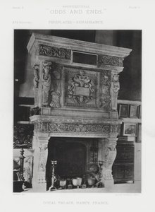Cheminée : Palais Ducal, Nancy, France - American Photographer (after)