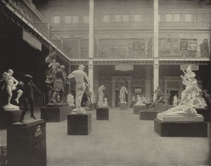 Sculpture française au Palais des Beaux-Arts (photo n/b) - American Photographer (after)