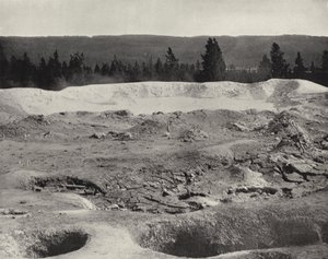 Mammoth Paint Pots, vallée de Yellowstone, Wyoming