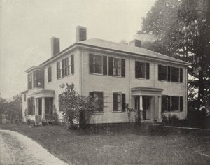 Maison Emerson, Concord, Massachusetts (photo n/b)