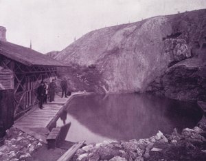 La piscine aux sources chaudes de Banff, Amérique britannique