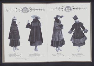 Double page du Théâtre de la mode en fourrure - American Photographer (after)