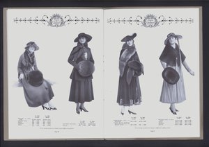 Double page du Théâtre de la Mode de la Fourrure
