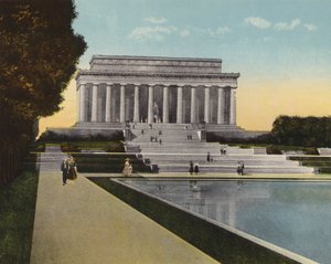 Washington DC: Mémorial Lincoln - American Photographer (after)