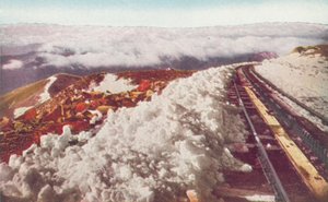 Au-dessus des nuages, depuis le sommet du Pikes Peak, Altitude