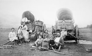 Famille de pionniers américains, vers 1870 - American Photographer