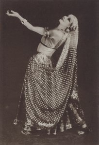 Ann Pavlova en Rhada dans "Oriental Impressions" (photo n/b)