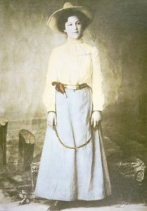 Anna Webb du Kansas, vers 1880