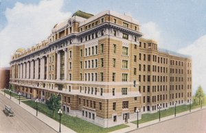 Chicago : Cook County Hospital, Chicago (photo couleur)
