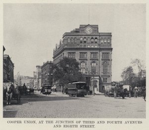 Cooper Union, à la jonction des Troisième et Quatrième Avenues et de la Huitième Rue