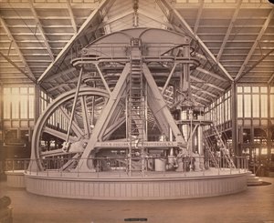 Moteur Corliss, Exposition internationale du centenaire, Philadelphie, 1876 (tirage albuminé) - American Photographer
