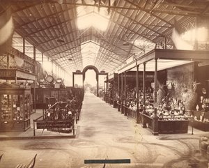 Section française, bâtiment principal, Exposition internationale du centenaire, Philadelphie, 1876