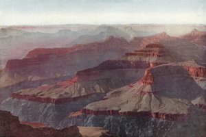 Grand Canyon, Arizona, coucher de soleil depuis Hopi Point