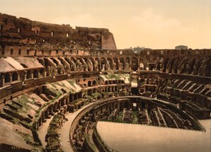 Intérieur du Colisée, Rome, vers 1890-1900 (impression photomécanique) - American Photographer
