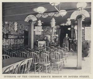 Intérieur de la mission de secours chinoise sur Doyers Street - American Photographer