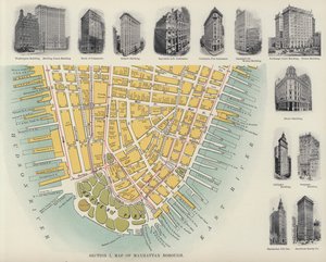 Carte du Borough de Manhattan